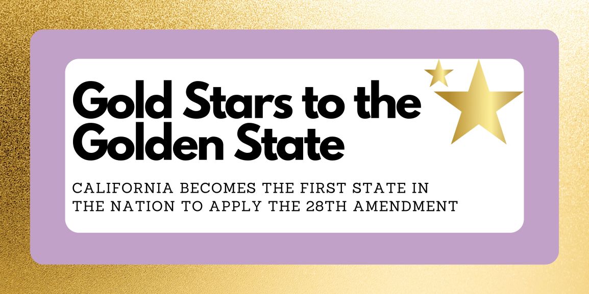 Gold Stars to the Golden State